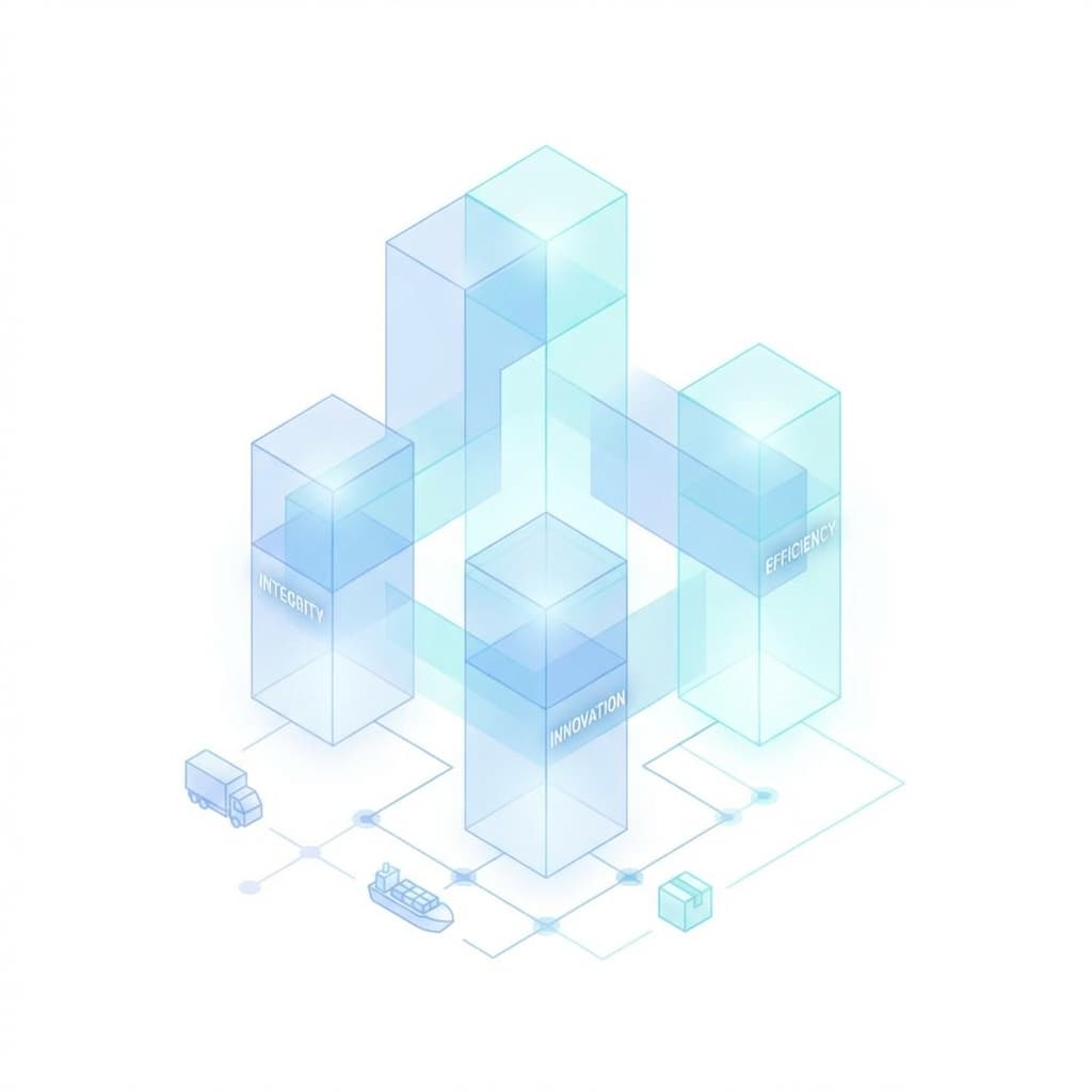 Linknau Core Values Abstract